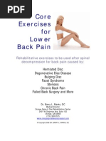 Download Core Exercises for Lower Back Pain by Barry Marks DC SN48661881 doc pdf