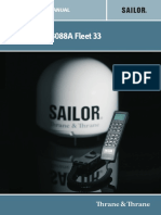 SAILOR TT-3088A Fleet 33: Installation Manual