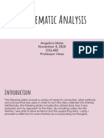 Ogl482 - Thematic Analysis