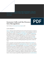 Immune Cells and The Process of Pattern Recognition