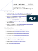 Social Psychology: Lecture 2.4: Cognitive Dissonance and Self-Perception