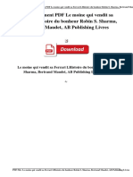 Le Moine Qui Vendit Sa Fe PDF