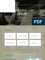 Group 6 - Section A - Decision & Desire