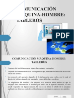 Comunicación Máquina-Hombre Tableros