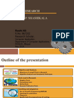 It Tools For Research: Cphd4 Guided By: DR - P. Shashikala