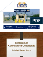 Isomerism in Coordination Compounds