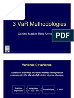 3 VaR Methodologies