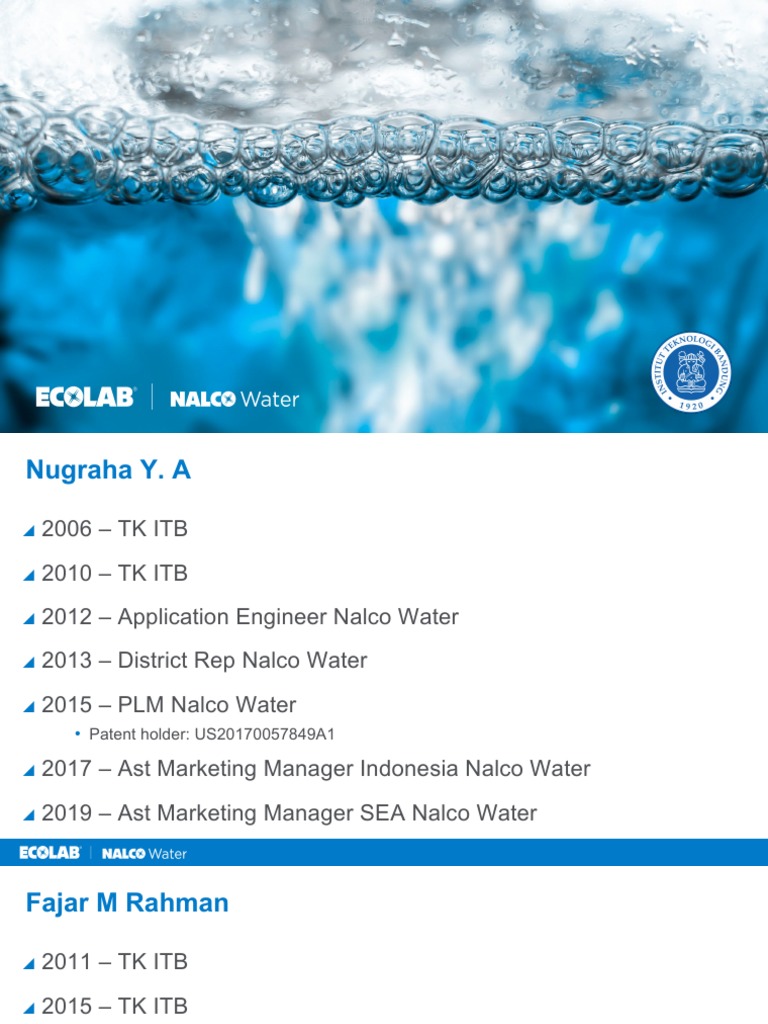 ITB Nalco Water Chemical Engineering in Water Treatment PDF PDF