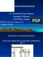 Preventive Maintenance - DR - AK