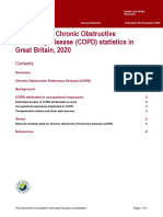 Work-Related Chronic Obstructive Pulmonary Disease (COPD) Statistics in Great Britain, 2020