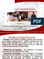 Reading Comprehension: Prepared By: Instructor College of Arts and Sciences