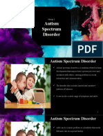 Autism Spectrum Disorder: Group 1