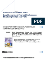 Local Government Financial Performance Monitoring System (LGFPMS)