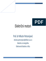 Predavanje 04 - Elektricni Motori