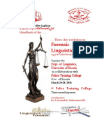 Handbook of The Three Day Workshop On Fo PDF