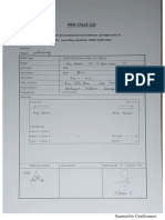 Contoh Checklist Jointing