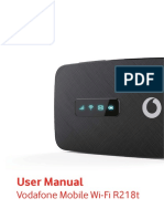 User Manual: Vodafone Mobile Wi-Fi R218t