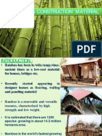 Bamboo as a Versatile Construction Material