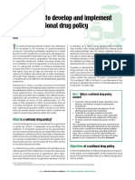 How To Develop and Implement A National Drug Policy: WHO Policy Perspectives On Medicines