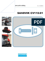SANDVIK CV115:01: Spare Parts Catalog