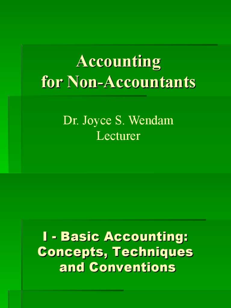 ACCOUNTING FOR NON ACCOUNTANTS PDF DOWNLOAD visual data 8
