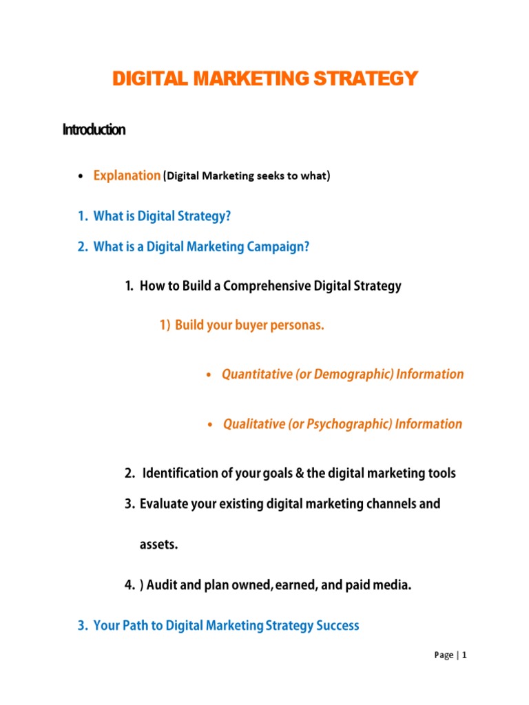 Digital Marketing Material Pdf Digital Marketing Marketing