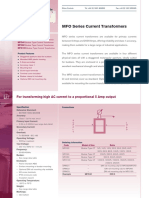 MFO Series Current Transformers