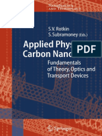 Applied physics of carbon nanotubes
