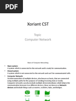 Xoriant CST: Topic Computer Network