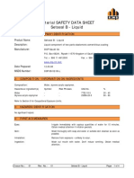 Material Safety Data Sheet Setseal B - Liquid: 1: Product and Company Identification