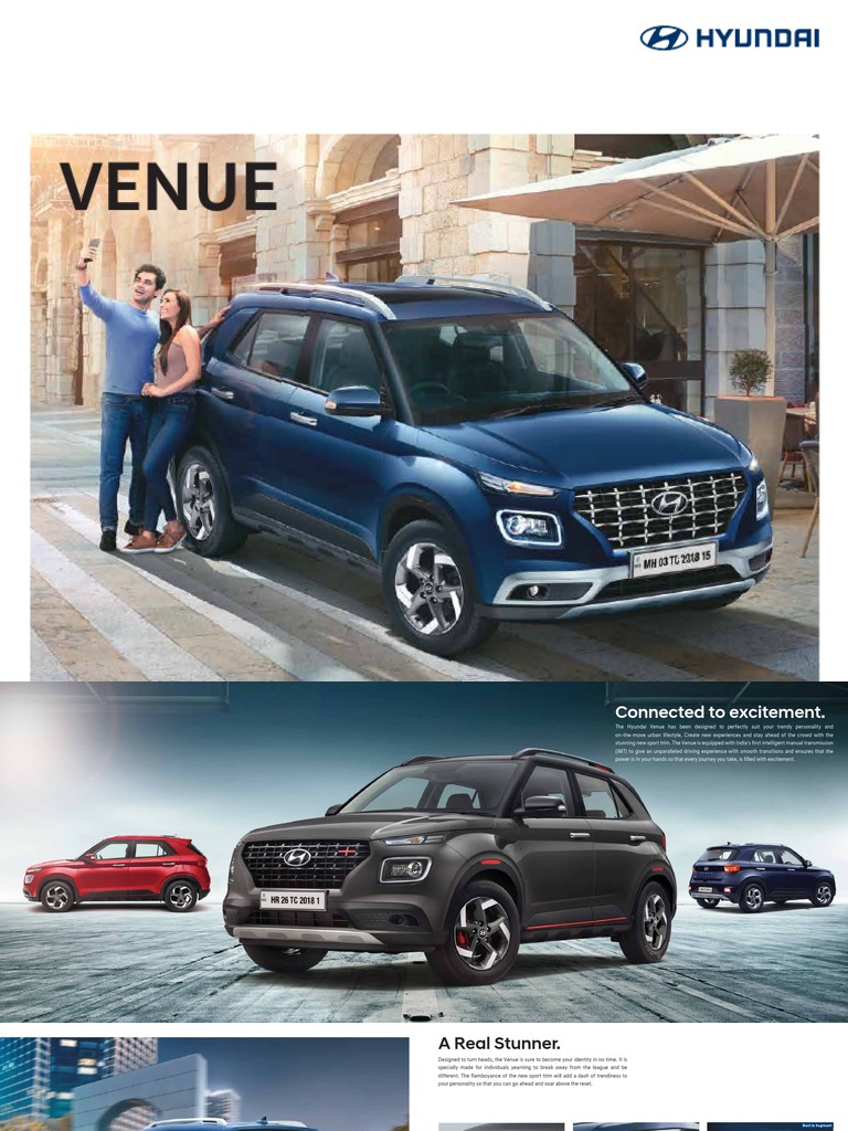 Hyundai VENUE SUV Brochure PDF | PDF | Anti Lock Braking System | Airbag