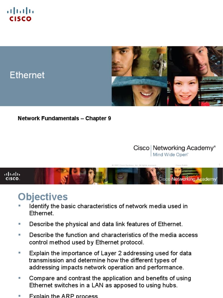 Ethernet: Network Fundamentals - Chapter 9 | PDF | Ethernet | Computer ...