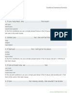 Conditional Sentences Exercise