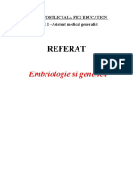 Referat Embriologie