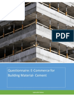 Questionnaire - Building Material - Cement - V11
