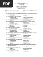 Quiz on Research Variables in Nursing | PDF | Dependent And Independent ...