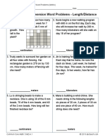 Measurement Conversion Word Problems - Length/Distance