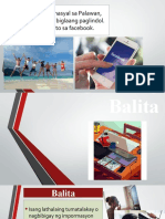 Aralin 5.0 - Pagsulat NG Balita
