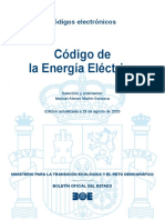 BOE-014 - Codigo - de - La - Energia - Electrica - Actualizado A 28 de Agosto 2020 PDF