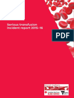 Serious Transfusion Incident Report 2015 16 PD PDF