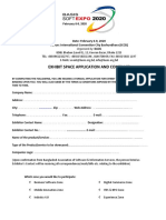 BASIS SOFTEXPO 2020 Booking Form