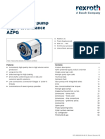 External Gear Pump High Performance Azpg: RE 10093/2019-09-27 Replaces: 2019-01