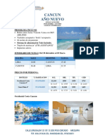 Cancun 5D4N - Año Nuevo 2021