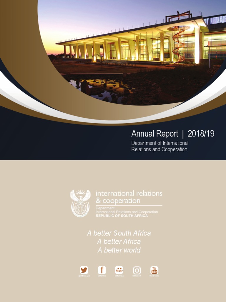 Annual Report2018 2019 PDF | PDF | International Relations | Government