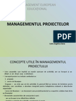 Managementul Proiectelor