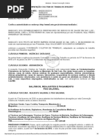 Mediador - Extrato Convenção Coletiva SIND SAUDE