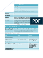 Introduction To Comparative Politics