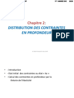 Chapitre 2 Distribution Des Contraintes en Profondeur