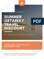 Summer Getaway Travel Discount