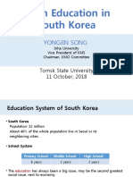 Math Education in South Korea: Yongjin Song